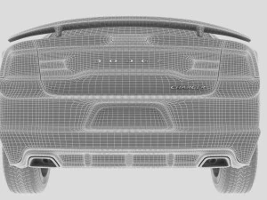 2011 dodge charger 3D Model