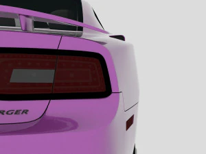 2011 dodge charger 3D Model