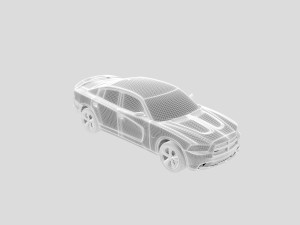 2011 dodge charger Model 3D