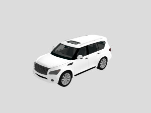 2011 infiniti qx 56 Modello 3D