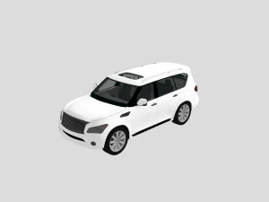 2011 infiniti qx 56 3D Model