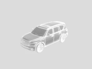 2011 infiniti qx 56 3D Model