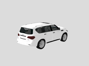 2011 infiniti qx 56 3D Model