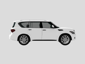 2011 infiniti qx 56 3D Model