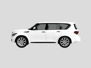 2011 infiniti qx 56 3D Model