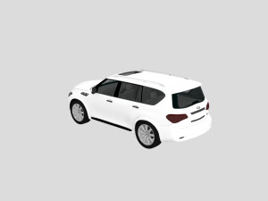 2011 infiniti qx 56 Modello 3D