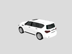 2011 infiniti qx 56 3D Model