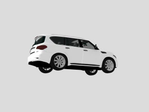 2011 infiniti qx 56 3D Model