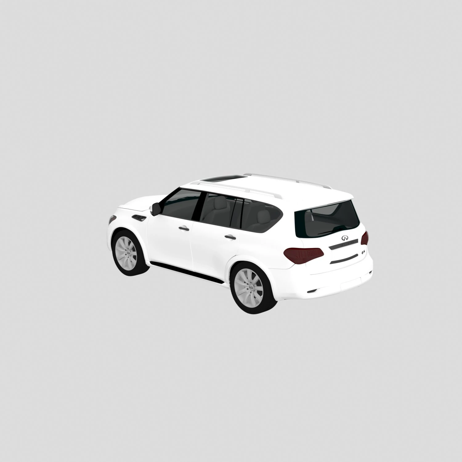 2011 infiniti qx 56 3D Model .c4d .max .obj .3ds .fbx .stl .blend