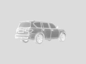 2011 infiniti qx 56 3D Model