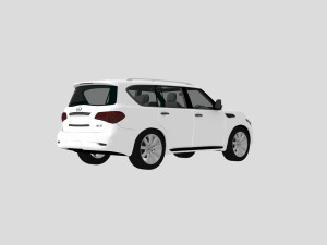 2011 infiniti qx 56 Modello 3D