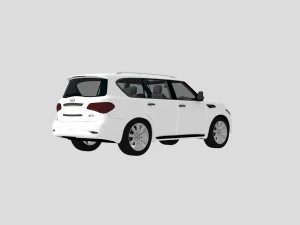 2011 infiniti qx 56 3D Model