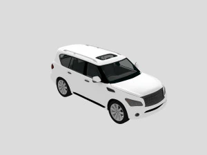 2011 infiniti qx 56 3D Model