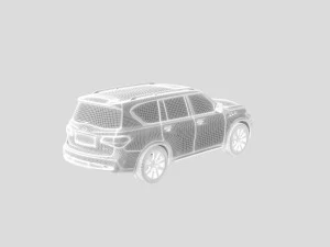 2011 infiniti qx 56 3D Model