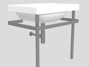 washbasin-24 Model 3D