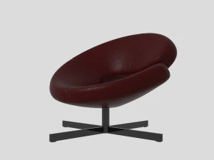 बाँह-कुर्सी 3D मॉडल