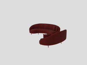 sofa-beverly Modello 3D