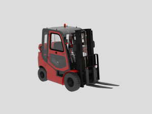 AWESOME FORKLIFT 3D MODEL Modèles 3D en vedette