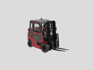 AWESOME FORKLIFT 3D MODEL Modèles 3D en vedette