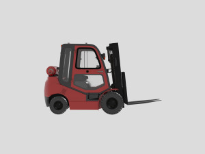 AWESOME FORKLIFT 3D MODEL Modèles 3D en vedette