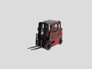 AWESOME FORKLIFT 3D MODEL Modèles 3D en vedette