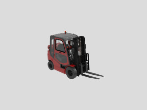AWESOME FORKLIFT 3D MODEL Modèles 3D en vedette
