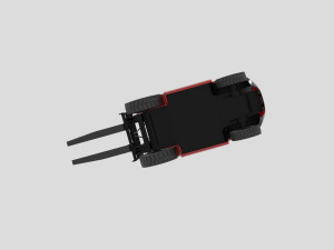 AWESOME FORKLIFT 3D MODEL Modèles 3D en vedette
