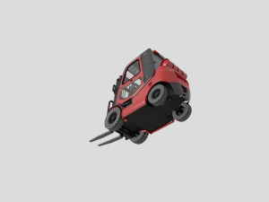 AWESOME FORKLIFT 3D MODEL 3D Print Model