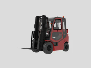 AWESOME FORKLIFT 3D MODEL 3D Print Model