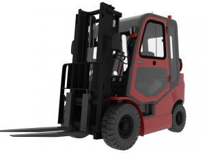AWESOME FORKLIFT 3D MODEL Modèles 3D en vedette