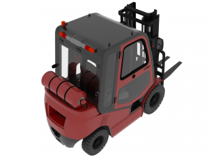 AWESOME FORKLIFT 3D MODEL Modèles 3D en vedette