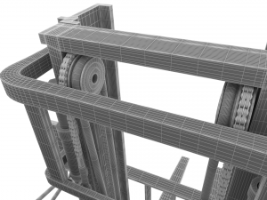 AWESOME FORKLIFT 3D MODEL Modèles 3D en vedette