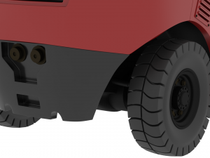 AWESOME FORKLIFT 3D MODEL Modèles 3D en vedette
