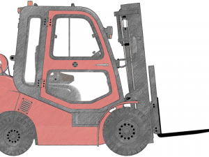 AWESOME FORKLIFT 3D MODEL Modèles 3D en vedette