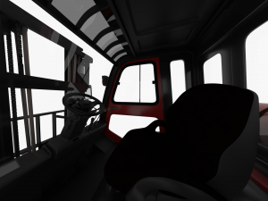 AWESOME FORKLIFT 3D MODEL Modèles 3D en vedette