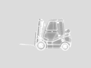 AWESOME FORKLIFT 3D MODEL 3D Print Model