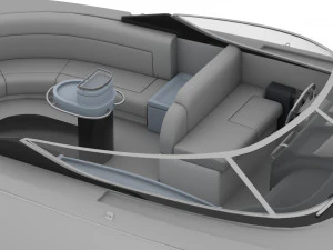AWESOME YACHT 3D MODEL 3D Model