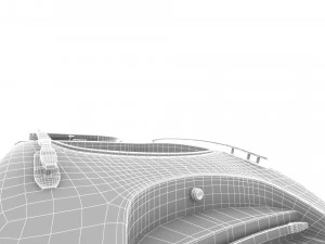 AWESOME YACHT 3D MODEL 3D Model