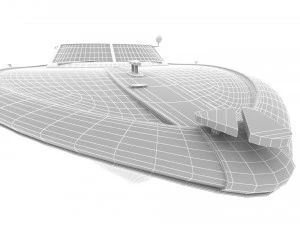 AWESOME YACHT 3D MODEL 3D Model