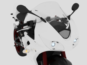 AWESOME RACING MOTORCYCLE 3D MODEL PACK 3D Model
