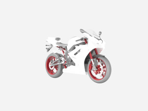 AWESOME RACING MOTORCYCLE 3D MODEL PACK 3D Model