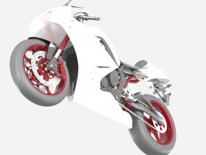 AWESOME RACING MOTORCYCLE 3D MODEL PACK 3D Model