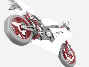 AWESOME RACING MOTORCYCLE 3D MODEL PACK 3D Model