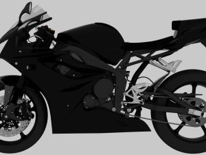 AWESOME RACING MOTORCYCLE 3D MODEL PACK 3D Model