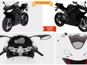 RACING MOTORCYCLE 2022 3D MODEL 3D Models