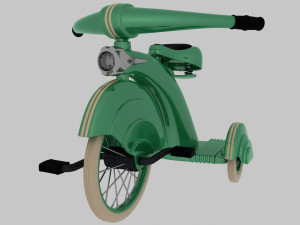AWESOME VINTAGE TRICYCLE 3D MODEL Model 3D
