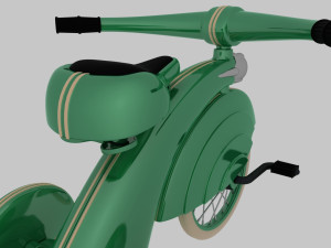 AWESOME VINTAGE TRICYCLE 3D MODEL Model 3D