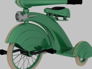AWESOME VINTAGE TRICYCLE 3D MODEL Model 3D