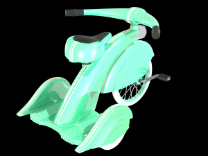 AWESOME VINTAGE TRICYCLE 3D MODEL Model 3D