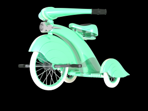 AWESOME VINTAGE TRICYCLE 3D MODEL Model 3D